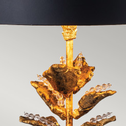 Lampa stołowa Camilia - 1 źródło światła - Antyczne złoto, czarny FB-CAMILIA-TL