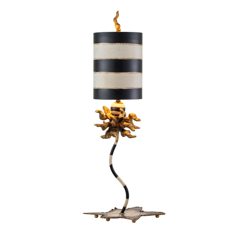 Lampa stołowa Dominique - 1 źródło światła - Złoty, czarny, kremowy FB-DOMINIQUE-TL