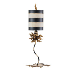 Lampa stołowa Dominique - 1 źródło światła - Złoty, czarny, kremowy FB-DOMINIQUE-TL