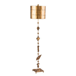 Lampa podłogowa Fragment - 1 źródło światła - Postarzane złoto FB-FRAGMENT-FL-G