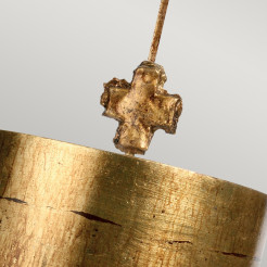 Duża lampa wisząca Fragment - 1 źródło światła - Postarzane złoto FB-FRAGMENT-G-PL