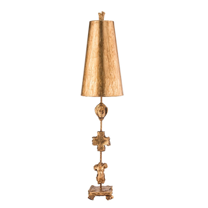 Lampa stołowa Fragment - 1 źródło światła - Postarzane złoto FB-FRAGMENT-TL-G
