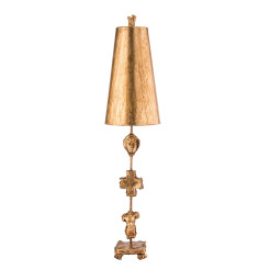 Lampa stołowa Fragment - 1 źródło światła - Postarzane złoto FB-FRAGMENT-TL-G