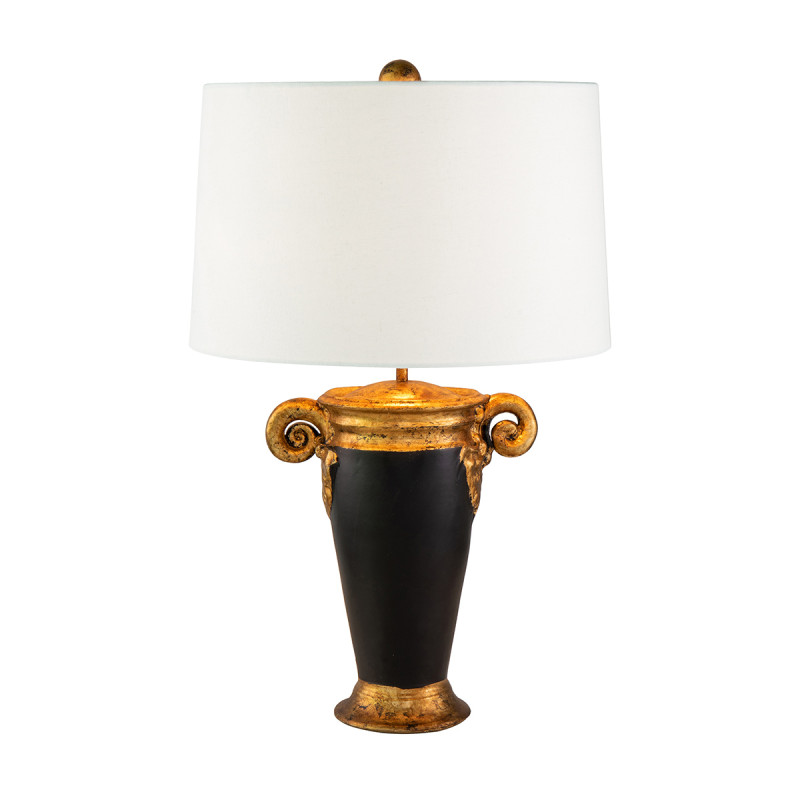 Lampa stołowa Gallier - 1 źródło światła - Czarny, złoty FB-GALLIER-TL