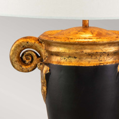 Lampa stołowa Gallier - 1 źródło światła - Czarny, złoty FB-GALLIER-TL