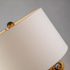 Lampa stołowa Gallier - 1 źródło światła - Czarny, złoty FB-GALLIER-TL