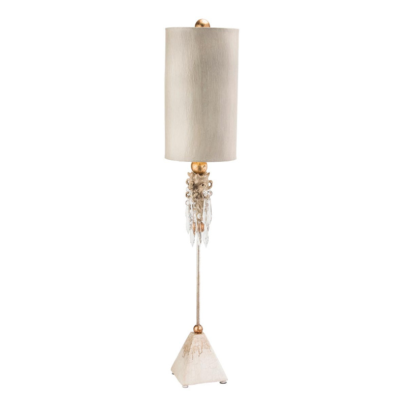 Lampa stołowa Madison - 1 źródło światła - Beżowa patyna, złoty FB-MADISON-TL