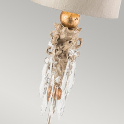 Lampa stołowa Madison - 1 źródło światła - Beżowa patyna, złoty FB-MADISON-TL