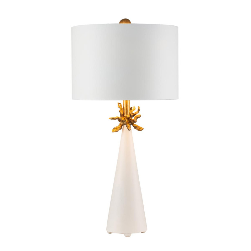 Lampa stołowa Neo - 1 źródło światła - Biały, złoty FB-NEO-TL-FR-WHT