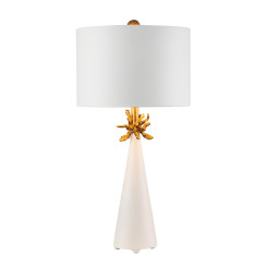 Lampa stołowa Neo - 1 źródło światła - Biały, złoty FB-NEO-TL-FR-WHT