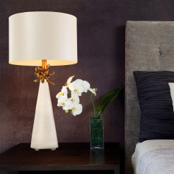 Lampa stołowa Neo - 1 źródło światła - Biały, złoty FB-NEO-TL-FR-WHT