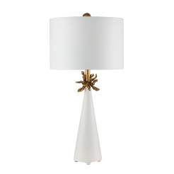 Lampa stołowa Neo - 1 źródło światła - Biały, złoty FB-NEO-TL-FR-WHT