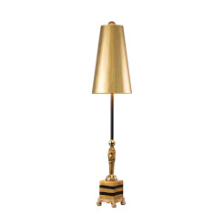 Lampa stołowa Noma Luxe - 1 źródło światła - Złoty, czarny, srebrny FB-NOMA-LUXE-TL