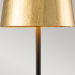 Lampa stołowa Noma Luxe - 1 źródło światła - Złoty, czarny, srebrny FB-NOMA-LUXE-TL