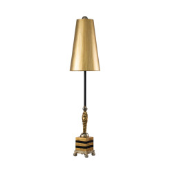 Lampa stołowa Noma Luxe - 1 źródło światła - Złoty, czarny, srebrny FB-NOMA-LUXE-TL