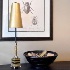 Lampa stołowa Noma Luxe - 1 źródło światła - Złoty, czarny, srebrny FB-NOMA-LUXE-TL