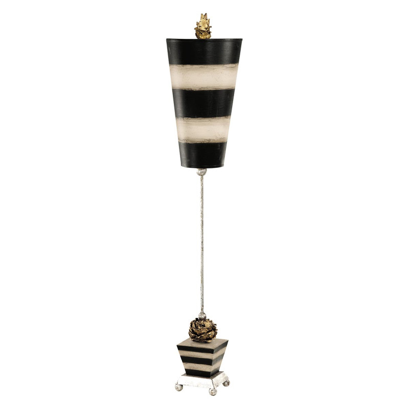 Lampa stołowa Peony - 1 źródło światła - Taupe, czarny FB-PEONY-TL