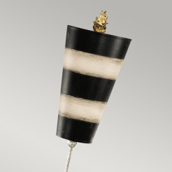 Lampa stołowa Peony - 1 źródło światła - Taupe, czarny FB-PEONY-TL