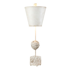 Lampa stołowa Petra - 1 źródło światła - Biały FB-PETRA-TL