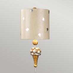 Lampa stołowa Pompadour X - 1 źródło światła - Kremowy, srebrny FB-POMPADOURX-TL