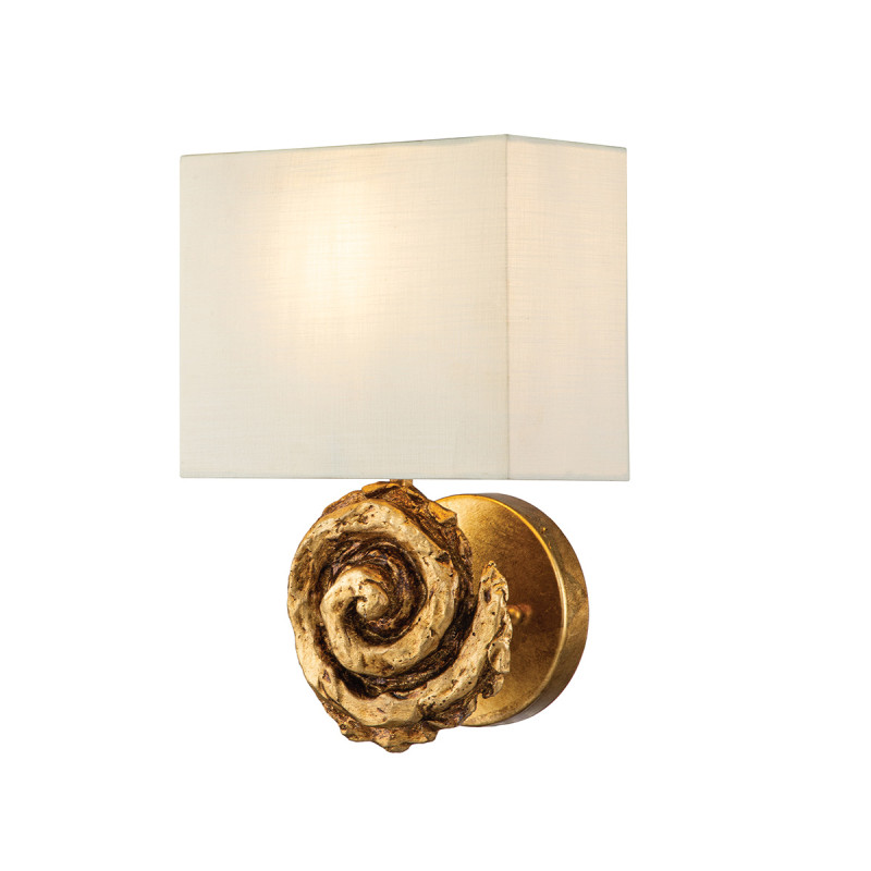 Duży kinkiet Swirl - 1 źródło światła - Złoty FB-SWIRL-1L-G