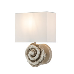 Duży kinkiet Swirl - 1 źródło światła - Biały FB-SWIRL-1L-W