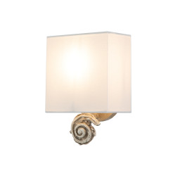 Mały kinkiet Swirl - 1 źródło światła - Biały FB-SWIRL-1S-W