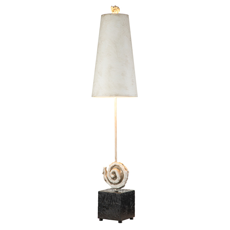 Lampa stołowa Swirl - 1 źródło światła - Biały, czarny FB-SWIRL-TL