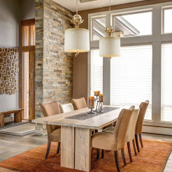 Lampa wisząca Trellis - 1 źródło światła - Beżowa patyna, srebrny FB-TRELLIS-P