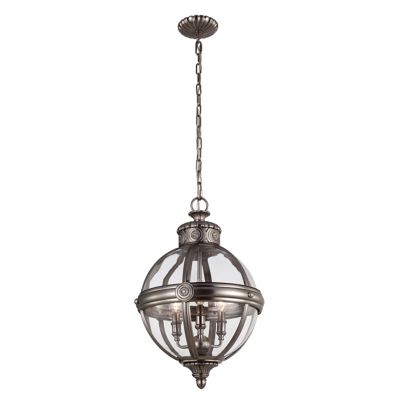 Lampa wisząca Adams - 3 źródła światła - Antyczny nikiel FE-ADAMS-3P-ANL