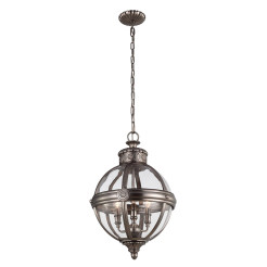 Lampa wisząca Adams - 3 źródła światła - Antyczny nikiel FE-ADAMS-3P-ANL