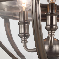 Lampa wisząca Adams - 3 źródła światła - Antyczny nikiel FE-ADAMS-3P-ANL
