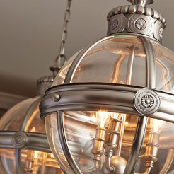 Lampa wisząca Adams - 3 źródła światła - Antyczny nikiel FE-ADAMS-3P-ANL