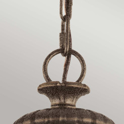 Lampa wisząca Adams - 3 źródła światła - Brytyjski brąz FE-ADAMS-3P-BRZ