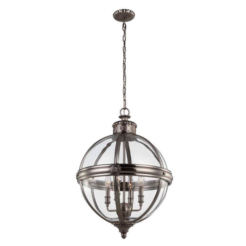 Lampa wisząca Adams - 4 źródła światła - Antyczny nikiel FE-ADAMS-4P-ANL