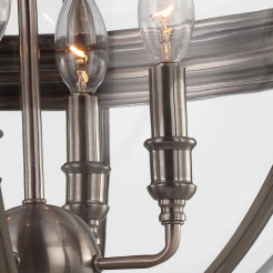 Lampa wisząca Adams - 4 źródła światła - Antyczny nikiel FE-ADAMS-4P-ANL