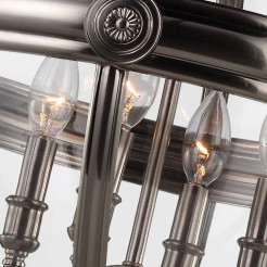 Lampa wisząca Adams - 4 źródła światła - Antyczny nikiel FE-ADAMS-4P-ANL
