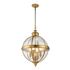Lampa wisząca Adams - 4 źródła światła - Oksydowany mosiądz FE-ADAMS-4P-BB