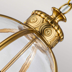 Lampa wisząca Adams - 4 źródła światła - Oksydowany mosiądz FE-ADAMS-4P-BB