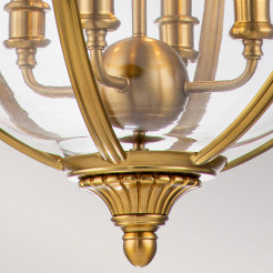 Lampa wisząca Adams - 4 źródła światła - Oksydowany mosiądz FE-ADAMS-4P-BB