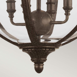 Lampa wisząca Adams - 4 źródła światła - Brytyjski brąz FE-ADAMS-4P-BRZ