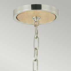 Duża lampa wisząca Allier - 1 źródło światła - Drewno FE-ALLIER-P-L-LW