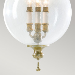 Lampa wisząca Argento - 3 źródła światła - Oksydowane srebro FE-ARGENTO-P