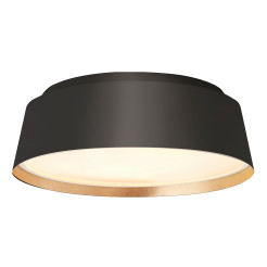 Plafon Asher - 3 źródła światła - Czarny, złoty FE-ASHER-3F-MB