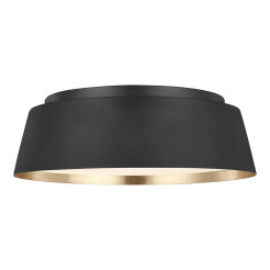 Plafon Asher - 3 źródła światła - Czarny, złoty FE-ASHER-3F-MB