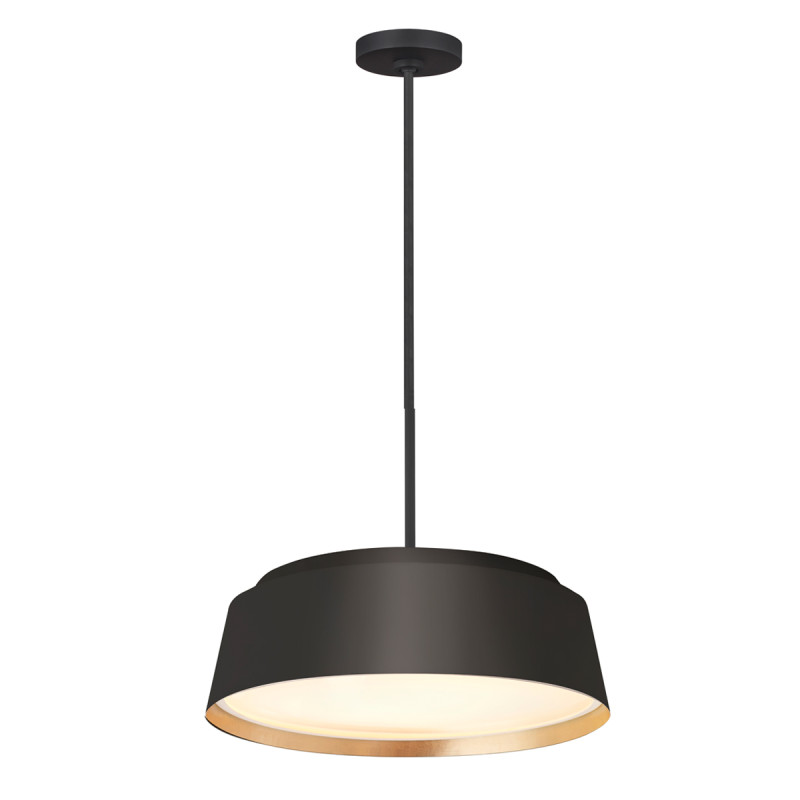 Lampa wisząca Asher - 5 źródeł światła - Czarny, złoty FE-ASHER-5P-MB