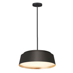 Lampa wisząca Asher - 5 źródeł światła - Czarny, złoty FE-ASHER-5P-MB