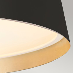 Lampa wisząca Asher - 5 źródeł światła - Czarny, złoty FE-ASHER-5P-MB