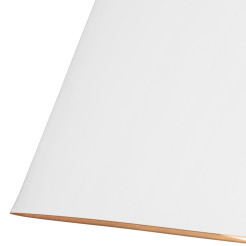 Lampa wisząca Asher - 5 źródeł światła - Matowa biel, złoty FE-ASHER-5P-WHT
