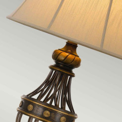 Lampa stołowa Augustine - 1 źródło światła - Antyczny brąz FE-AUGUSTINE-TL